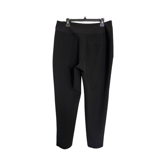 Athleta Brooklyn Ankle Pants Black Size 14 Tall Stretch Slim Fit Work Travel - Picture 4 of 7
